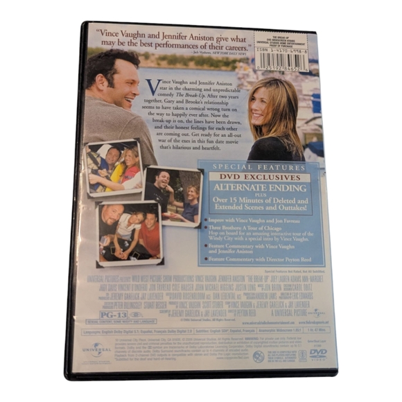 The Breakup 2006 Movie Widescreen Special Features DVD - Picture 2 of 3